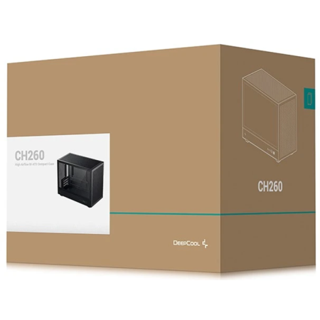 Корпус DeepCool CH260 (R-CH260-BKNGM0-G-1) черный