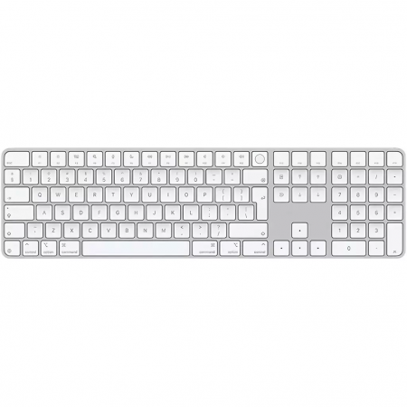 Клавиатура беспроводная Apple Magic Keyboard с Touch ID (MXK73RS/A) белый