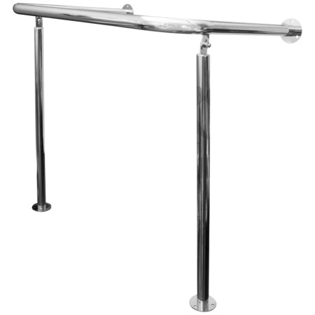 Поручень для ванны Олимп PRRSP-25-65-50-70 хромированное зеркало