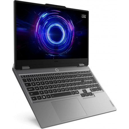 15.6" Ноутбук Lenovo LOQ 15IRX10 (83JE00PQRK) серый