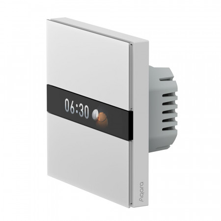 Умный настенный выключатель с дисплеем Aqara Display Switch V1 EU (WS-K02D) белый