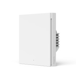 Выключатель настенный одноклавишный Aqara Smart Wall Switch H1 белый