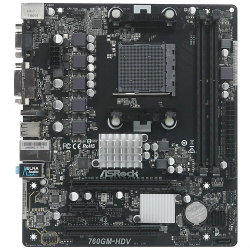 Материнская плата ASRock 760GM-HDV черный