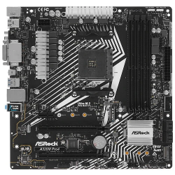 Материнская плата ASRock A320M PRO4 R2.0 черный