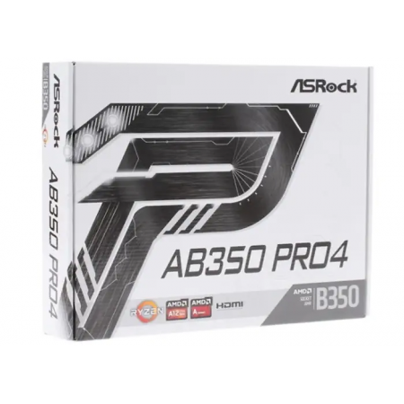 Материнская плата ASRock AB350 PRO4 черный