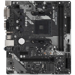 Материнская плата ASRock AB350M-HDV R4.0 черный