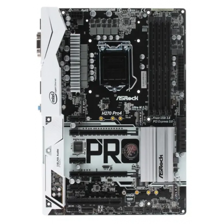 Материнская плата ASRock H270 PRO4 черный