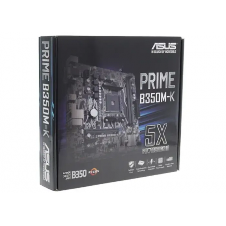 Материнская плата ASUS PRIME B350M-K черный