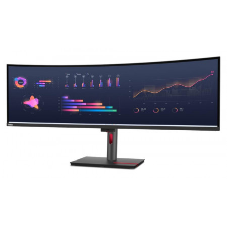 49" Монитор Lenovo ThinkVision P49w-30 (63DBRAT1EU) черный