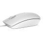 Мышь проводная Dell MS116 (570-AAIP) белый