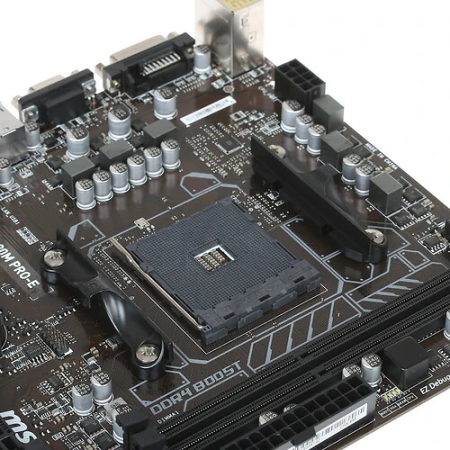 Материнская плата MSI A320M PRO-E коричневый