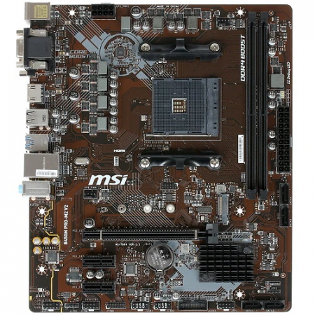 Материнская плата MSI B450M PRO-M2 V2 коричневый