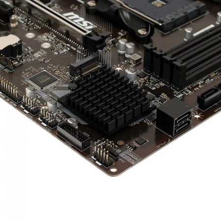 Материнская плата MSI B450M PRO-VDH PLUS коричневый