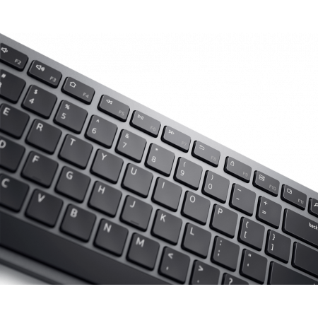 Клавиатура беспроводная Dell KB700 (580-AKPQ) серо-черный