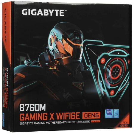 Материнская плата Gigabyte B760M Gaming X WiFi6E Gen5 черный