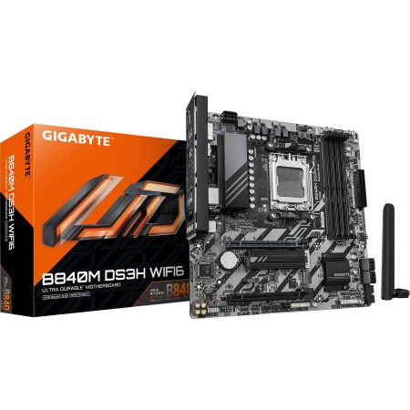 Материнская плата Gigabyte B840M DS3H WiFi6 черный