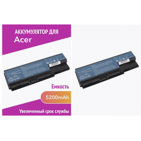 Аккумулятор для ноутбука Acer AS07B31 черный