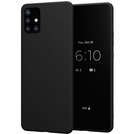 Силиконовый чехол A-Case для Galaxy A55 черный