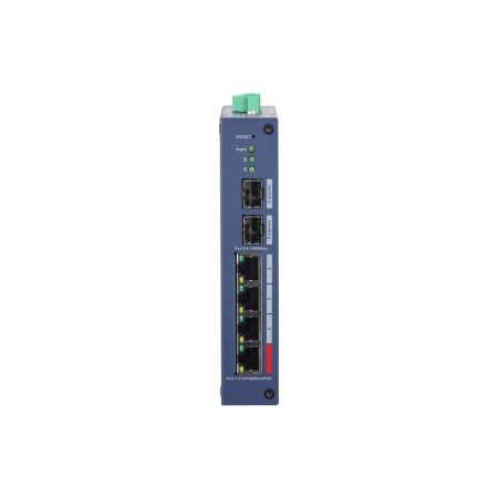Коммутатор Dahua DH-CHS4206-4ET-90 синий