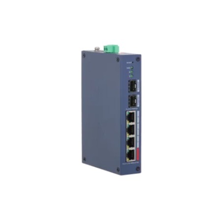 Коммутатор Dahua DH-CHS4206-4ET-90 синий