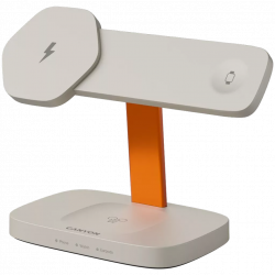 Беспроводное зарядное устройство CANYON Wireless Charging Station Hexagon 310 темно-оранжевый