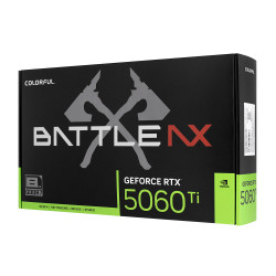Видеокарта Colorful GeForce RTX 5060 Ti Battle AX 8GB-V (RTX 5060 Ti Battle AX 8GB-V) 8 Гб черный