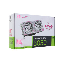 Видеокарта Colorful iGame GeForce RTX 5050 Ultra W DUO OC 8GB-V (iGame RTX 5050 Ultra W DUO OC 8GB-V) 8 Гб белый