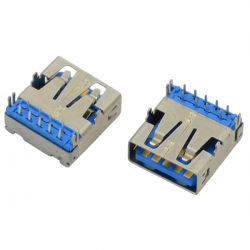 Разъём для ноутбука USB 3.0 A13 синий