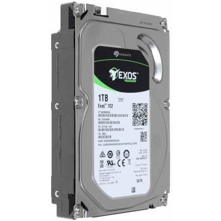 1 ТБ Жесткий диск Seagate Exos 7E2 (ST1000NM0008) серебристый