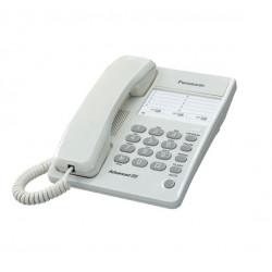 Телефон проводной Panasonic KX-T2371MXW белый