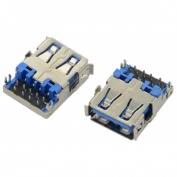 Разъём для ноутбука USB 3.0 A19 синий