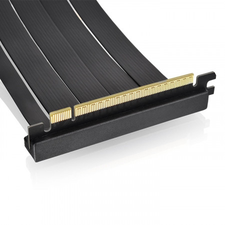 Райзер-кабель Thermaltake PCI-E 4.0 Dual 90 Black