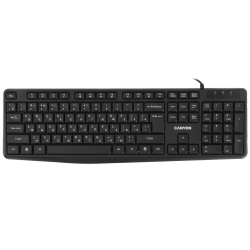 Клавиатура проводная CANYON KB-1 (CNE-CKEY01-RU) черный