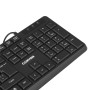Клавиатура проводная CANYON KB-1 (CNE-CKEY01-RU) черный