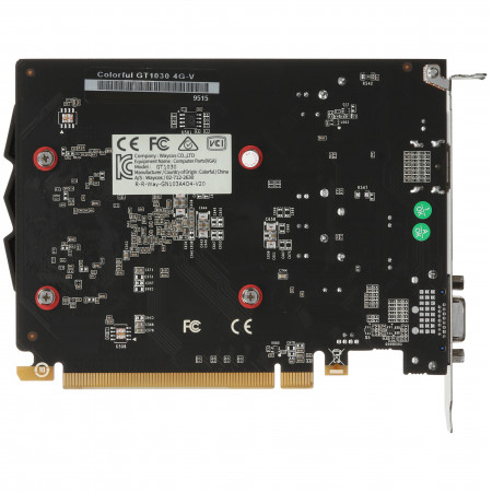Видеокарта Colorful GeForce GT 1030 4G-V (GT1030 4G-V) 4 Гб черный