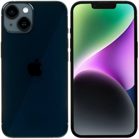 Смартфон Apple iPhone 14 MPUG3RU/A 6/128 ГБ черный (Midnight)
