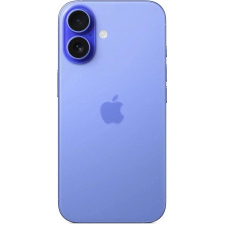Смартфон Apple iPhone 16 MYEC3HX/A 8/128 ГБ голубой (Ultramarine)