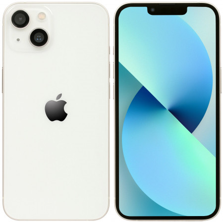 Смартфон Apple iPhone 13 MLNX3RK/A 4/128 ГБ белый (Starlight)
