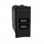 Механизм розетки Bticino K4191CC Living Now (K4191CC) черный Механизм розетки Bticino K4191CC Living Now (K4191CC) черный