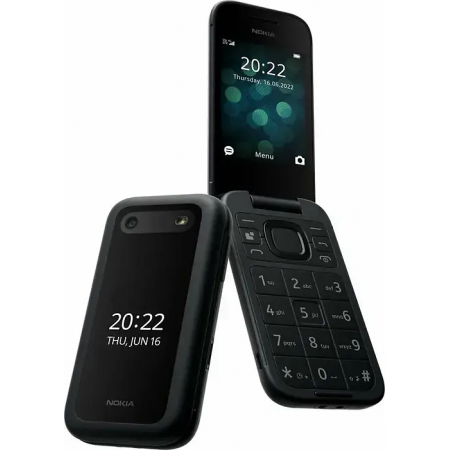 Мобильный телефон NOKIA 2660 TA-1469 DS (1GF011PPA1A01) Чёрный