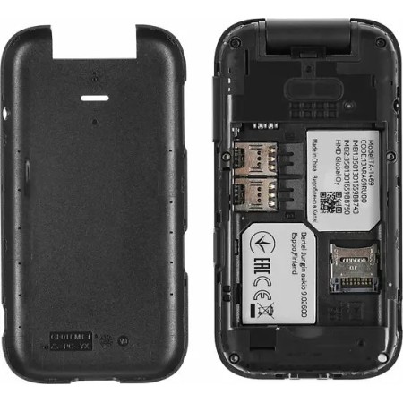 Мобильный телефон NOKIA 2660 TA-1469 DS (1GF011PPA1A01) Чёрный