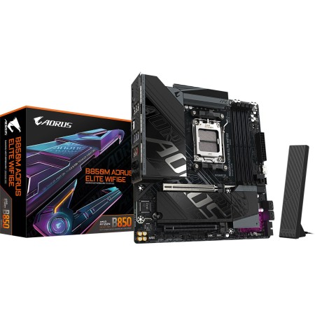 Материнская плата GIGABYTE B850M AORUS ELITE WIFI6E черный