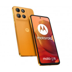 Смартфон Motorola G15 8/256 ГБ оранжевый (Sunrise Orange)