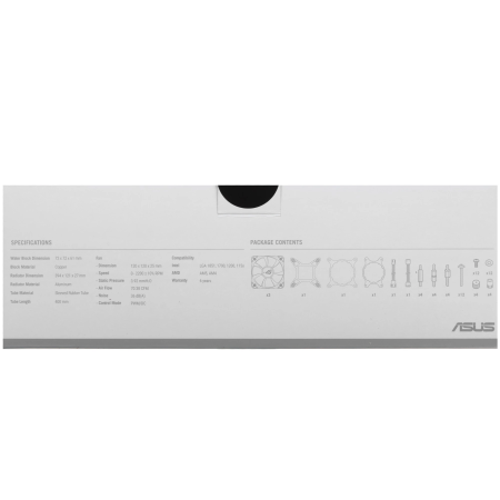 Система водяного охлаждения ASUS ROG STRIX LC III 360 ARGB WHITE (90RC00T2-M0UAY0) белый
