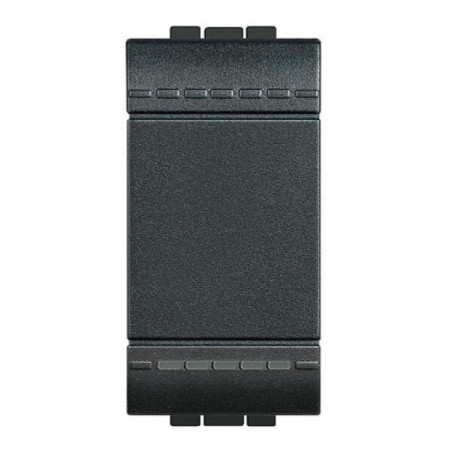 Выключатель с автоматическими клемами Legrand L4001A LivingLight (L4001A) антрацит