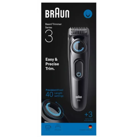 Триммер для бороды BRAUN BT 3520 BLK (BLU BOX CEEMEA) черный
