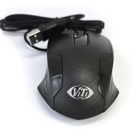 Мышь проводная ViTi CRM28 черный