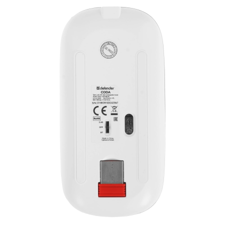 Мышь беспроводная Defender Coda MB-261 (52263) синий