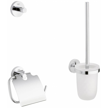Набор GROHE City 3 в 1 (ёршик, крючек, держатель для бумаги) 40407001