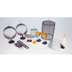 Учебный материал демонстрационный комплект по электростатике <electrostatics demo kit> белый